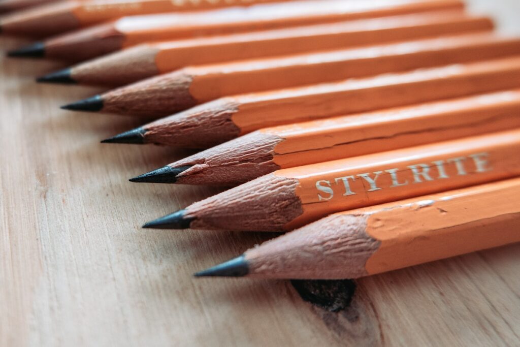 image of pencils